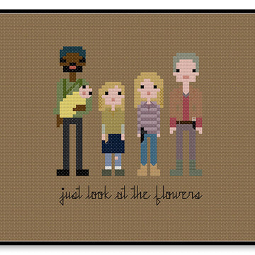The Walking Dead Season 4 - Carol and Tyreese - PDF Cross Stitch Pattern