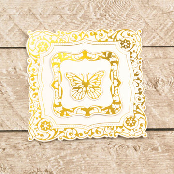Artdeco Creations Couture Creations Cut, Foil & Emboss Nesting Dies - Butterfly Frames