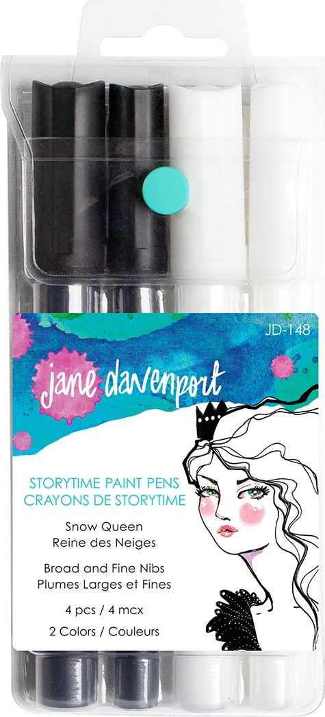 Spellbinders Jane Davenport Storytime Paint Pens 4/Pkg - Snow Queen