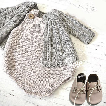 Seamless Top Down Cardigan and Onesie - P094