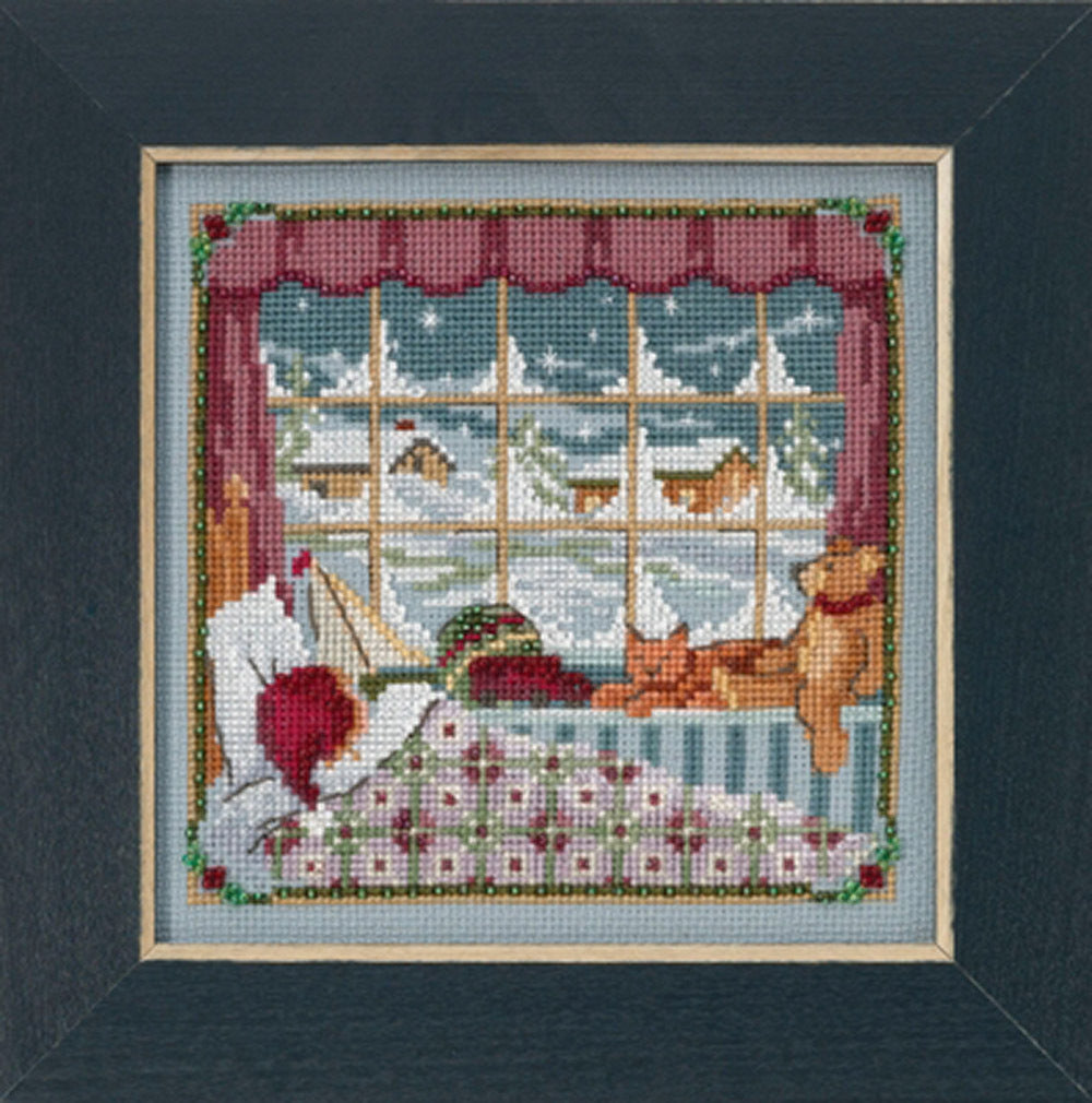 Mill Hill The Children were Nestled Cross Stitch Kit - 13.34cm x 13.34cm