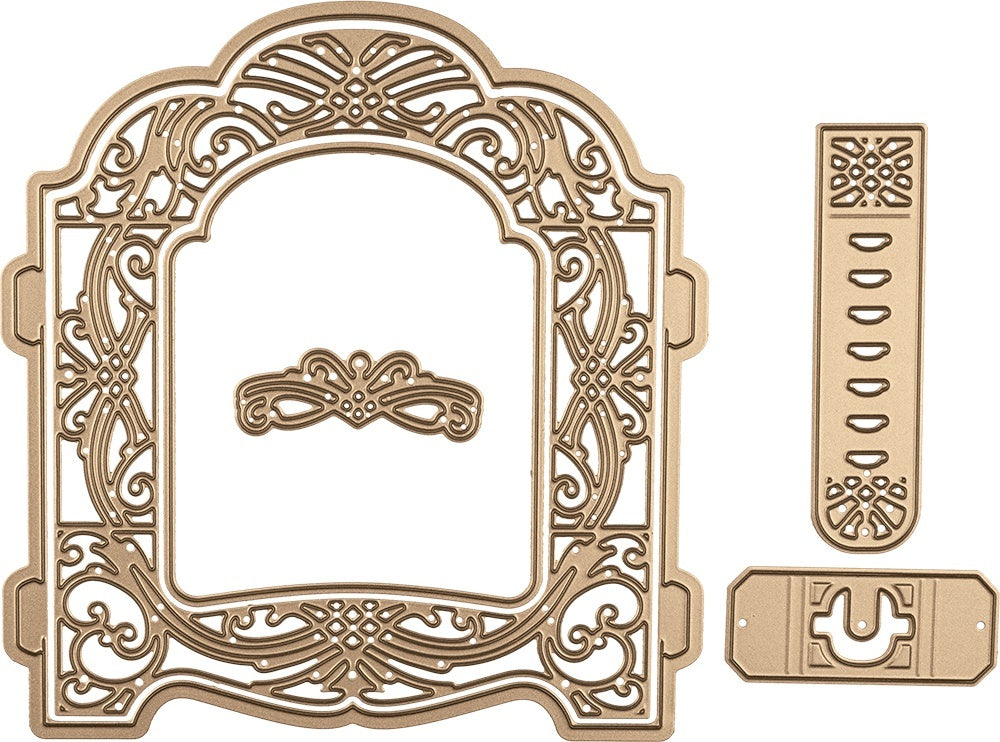 Spellbinders Shapeabilities Dies By Becca Feeken - Grand Vaulted Cabinet