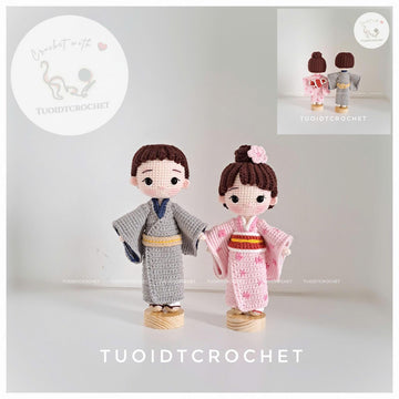 Japannese couple doll