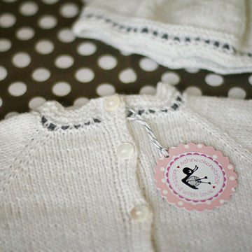 Petit Nuage (Cashmere Cardigan and Baby Beanie)