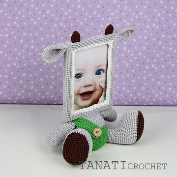 Crochet Pattern of Photo Frame SMALL GOAT
