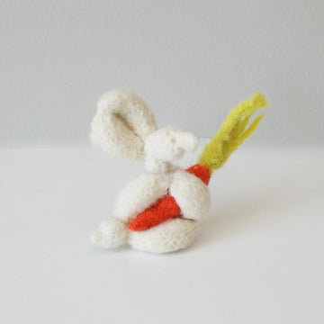 Felted Knit Balloon Bunny
