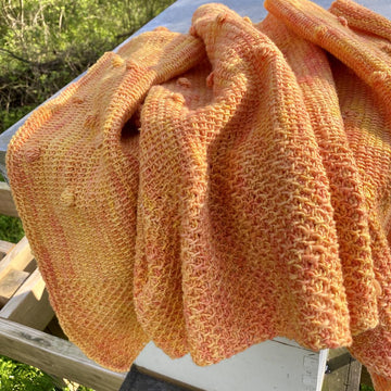 Honeybee Shawl Tunisian