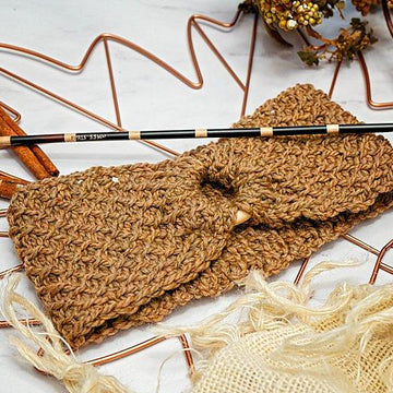 Tunisian Honeycomb Earwarmer Headband