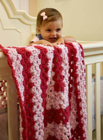 EASY BEGINNER'S Rectangle Granny Square Baby Blanket