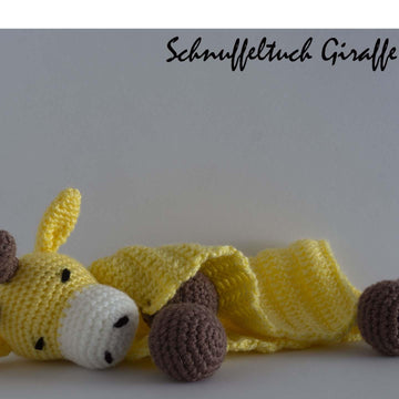 Amigurumi Häkelanleitung Schnuffeltuch Giraffe Amy ♥