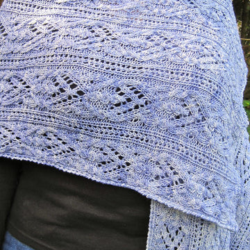 Leith Cable Lace Shawl