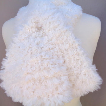 Fluffy Keyhole Scarf