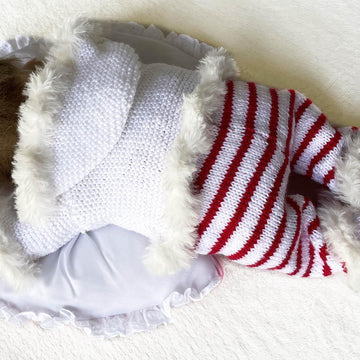 Carly baby doll clothes knitting pattern 19086