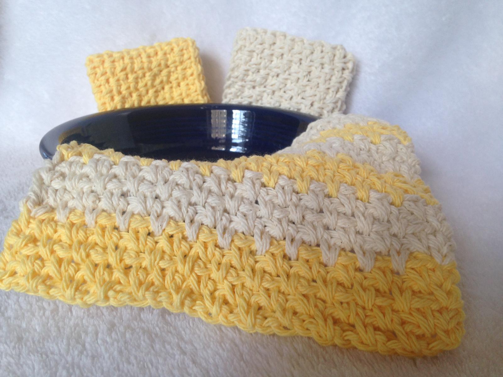 Linen Stitch Washcloth