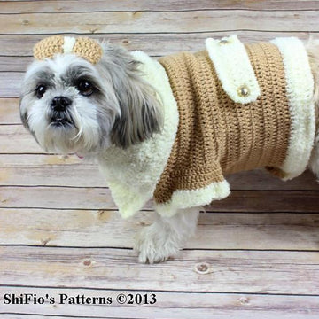 Dog Coat Crochet Pattern #179