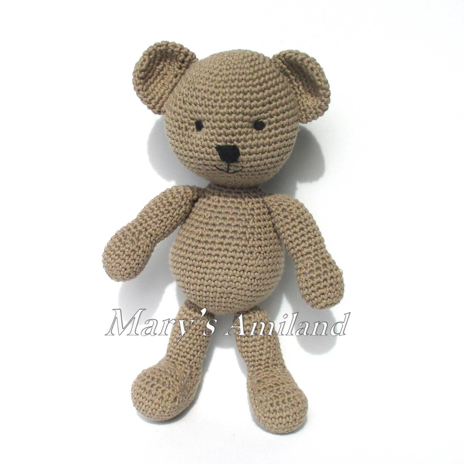 Oliver Bear The Ami - Amigurumi Crochet Pattern