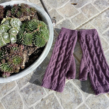 Faux Cable Mittens