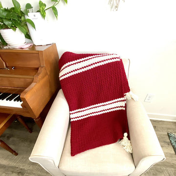 Candy Cane Throw