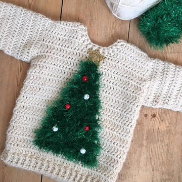 FAMILY Tinsel Tannenbaum Christmas Jumper
