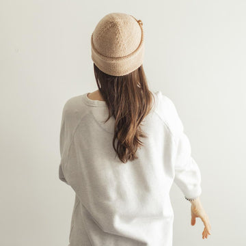 Slouchy Beanie for women+ Super easy knit hat + VIDEO