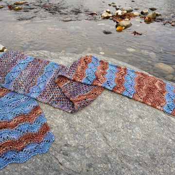 Purling River Scarf