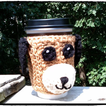 Cuddly Pup Coffee Cup Cozy