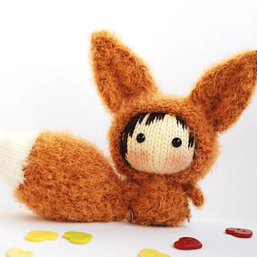Fennec fox Doll with removable tail.