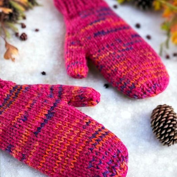 Basic 2 Needle Adult Mittens