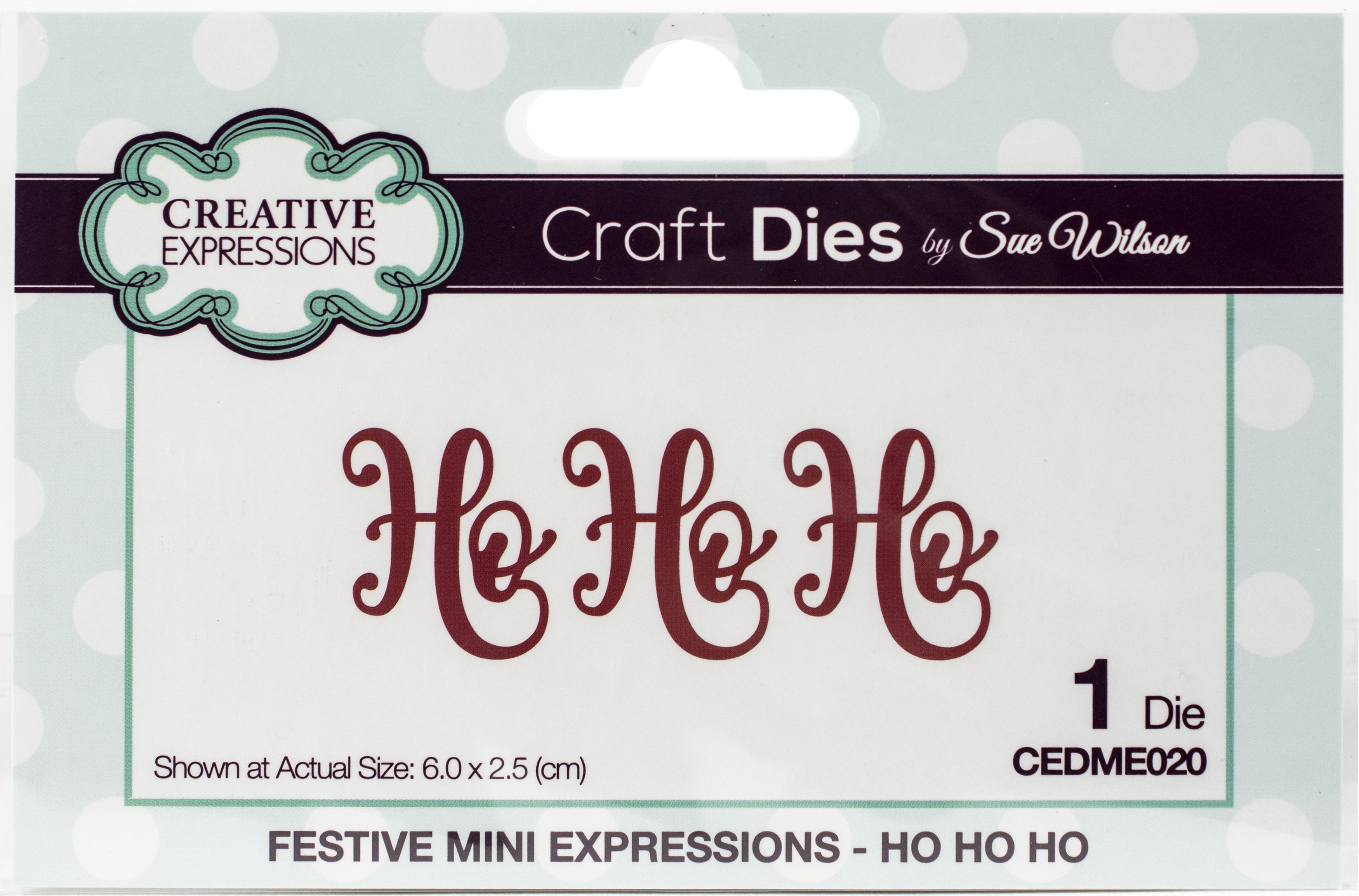 Creative Expressions Festive Craft Dies By Sue Wilson - Mini Expressions-Ho Ho Ho