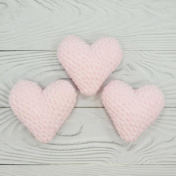 Heart Pink Plush