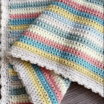 Perfectly Simple and Sweet Baby Blanket