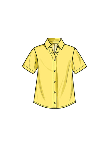 Simplicity Girls' Shirtdresses, Shirts and Hat S9763 - Sewing Pattern