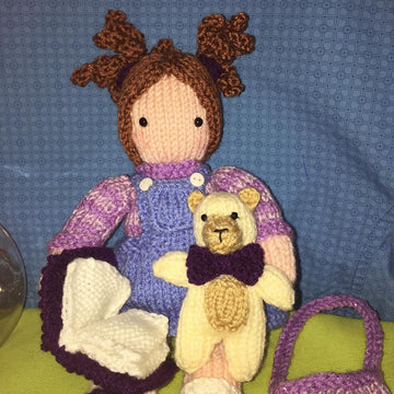 Molly the bookworm, and Bear
