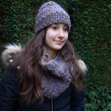 Tradescantia Hat and Cowl
