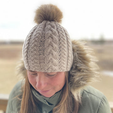 Adult Simple Cable Hat