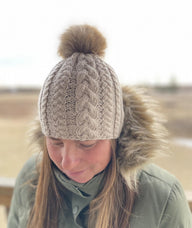 Adult Simple Cable Hat