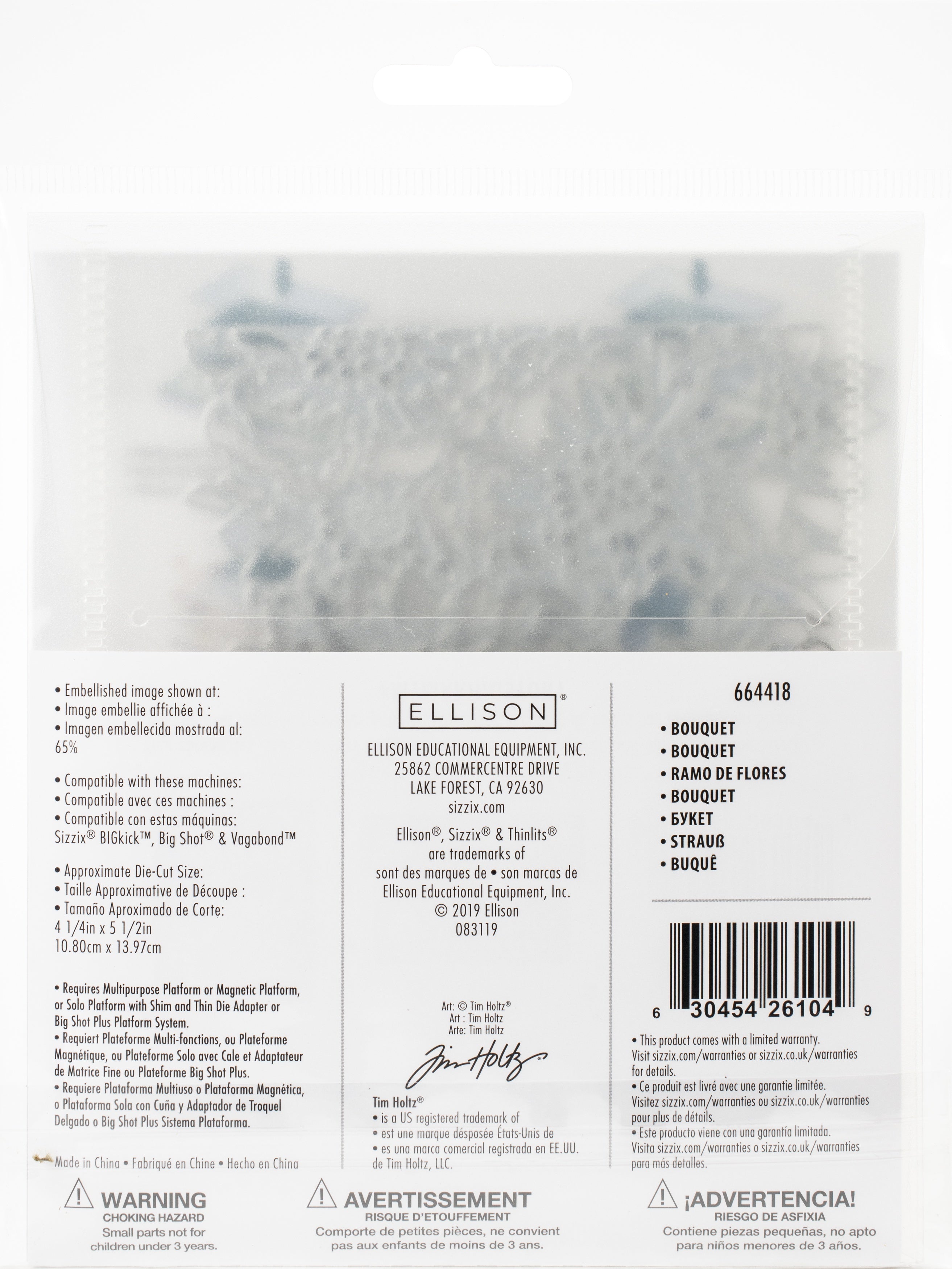 Sizzix Thinlits Dies By Tim Holtz - Bouquet