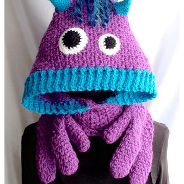Snuggle Monsters Hooded Scarf