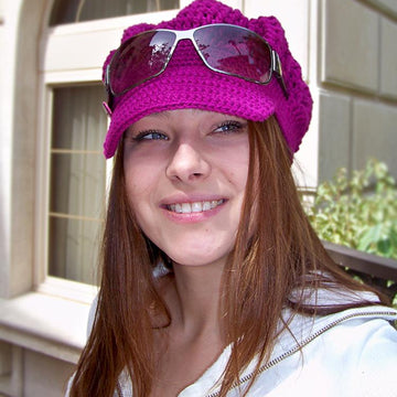 Newsboy Hat, Crochet Newsboy Cap