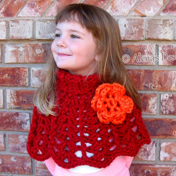 Chic Rose Poncho