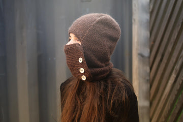 Winter Balaclava Knitting Pattern (Aran Weight)