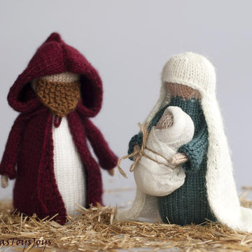 Christmas dolls Mary Joseph and Jesus