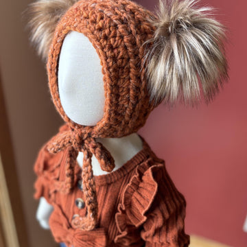 Double Pom Bonnet