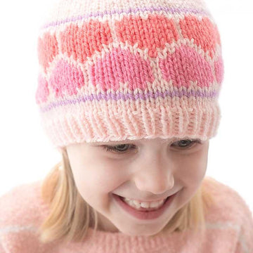 Nested Heart Hat