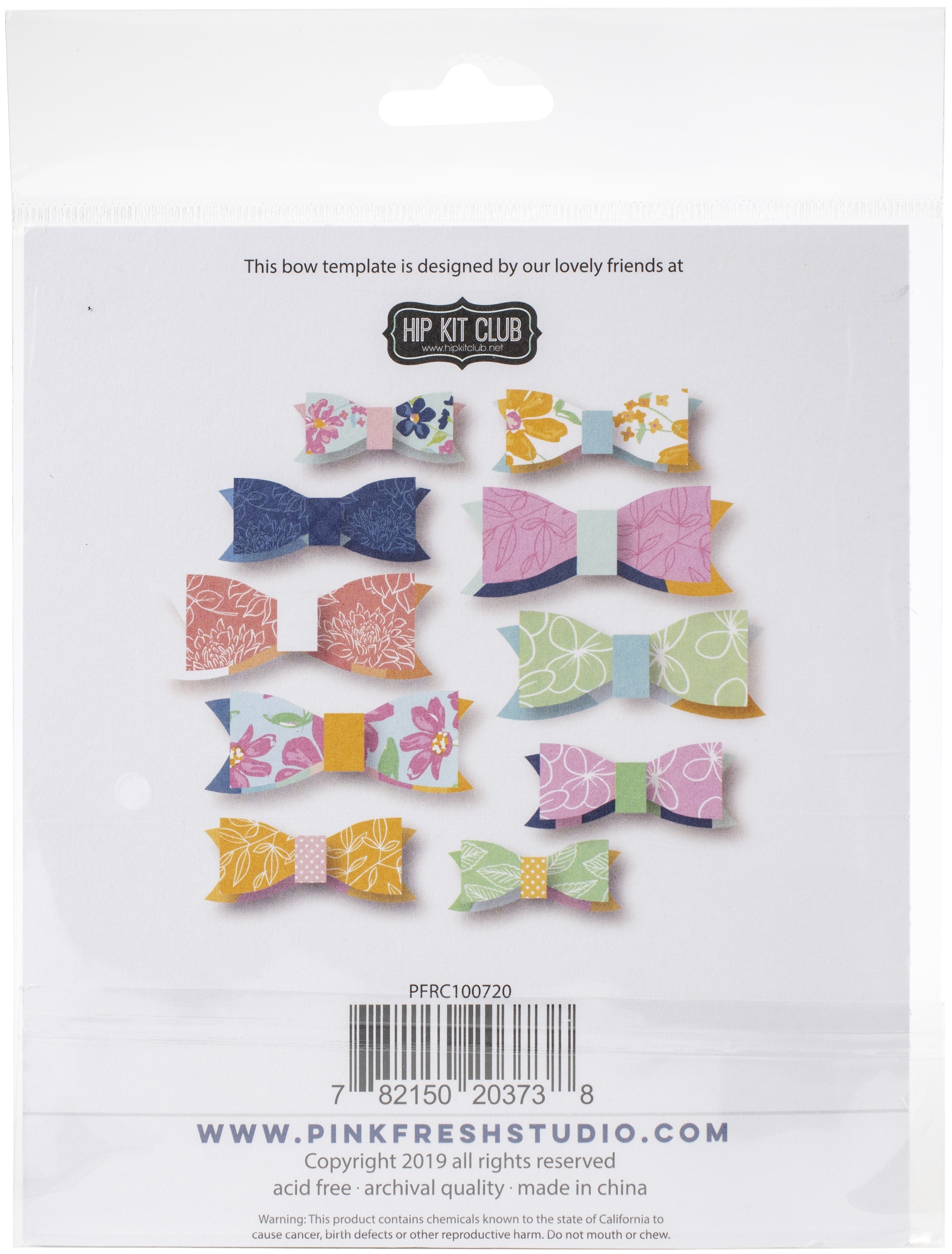 Pinkfresh Studio My Favorite Story Fabric Bows 30/Pkg - 622014