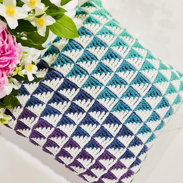 Chromatic Bliss Pillow Cover Pattern