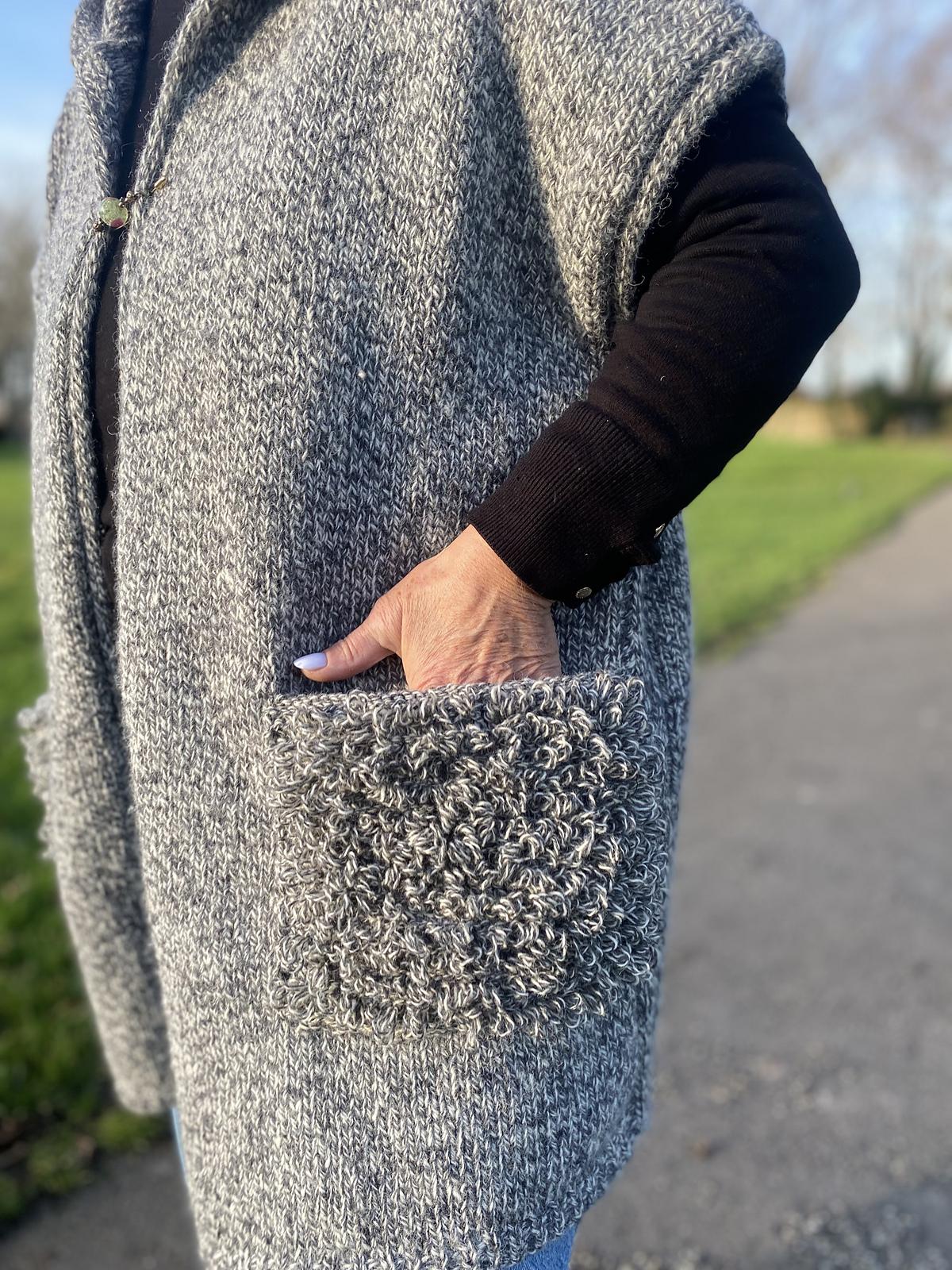 Marled Hoodie Vest