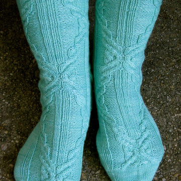 The Cobbler Cabled Socks
