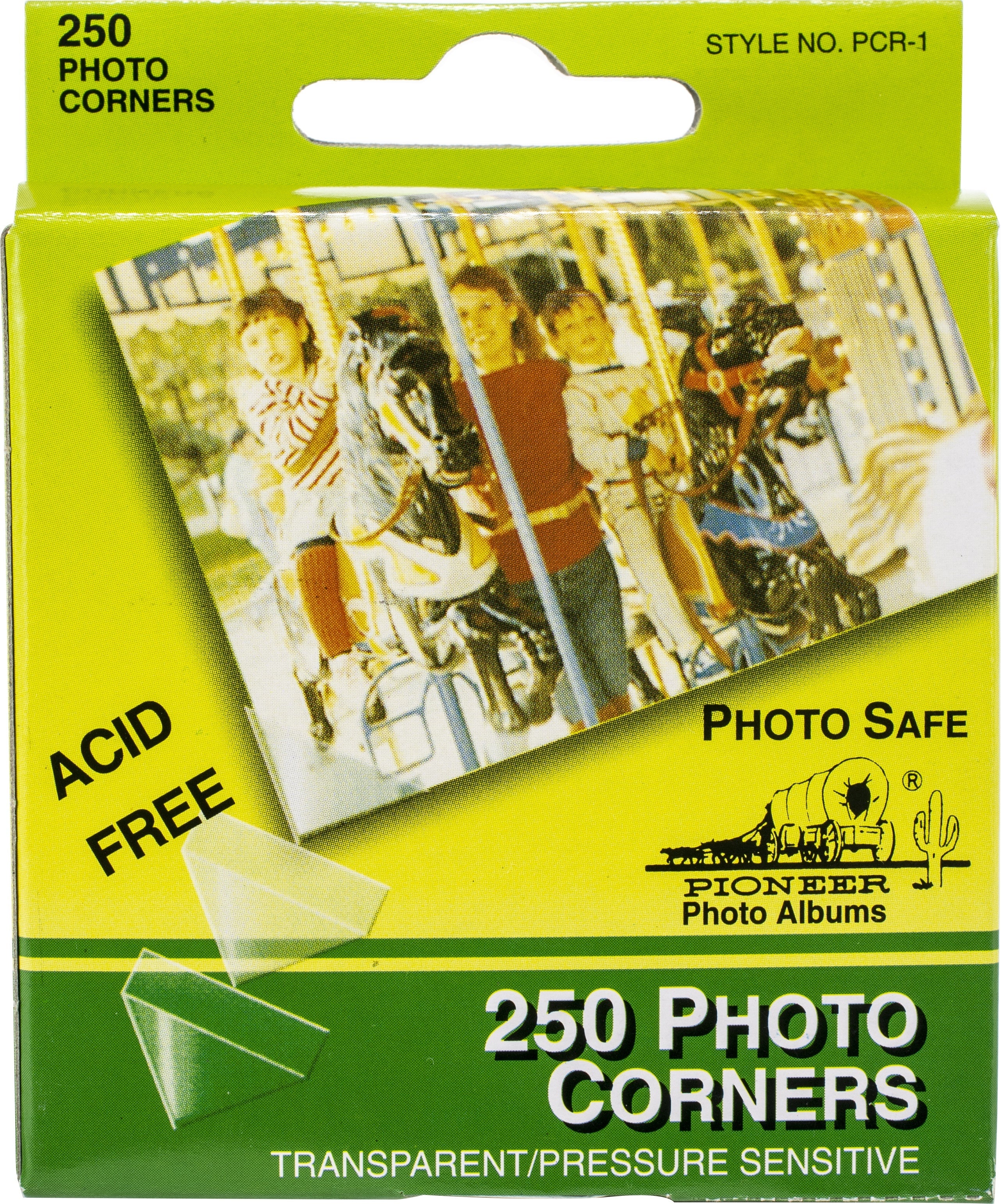 Pioneer Photo Corners Self-Adhesive .5" 250/Pkg - Clear