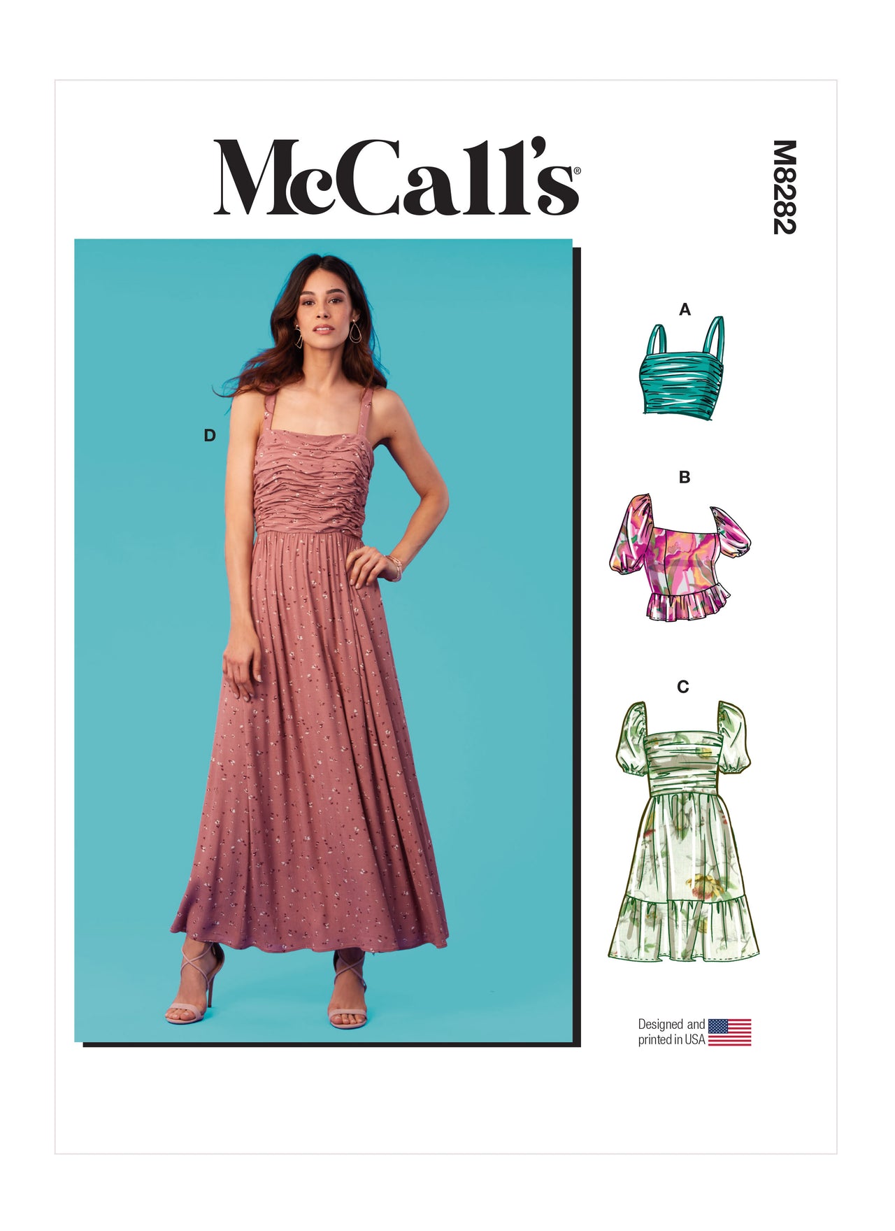 McCall's Misses' Tops and Dresses M8282 - Sewing Pattern